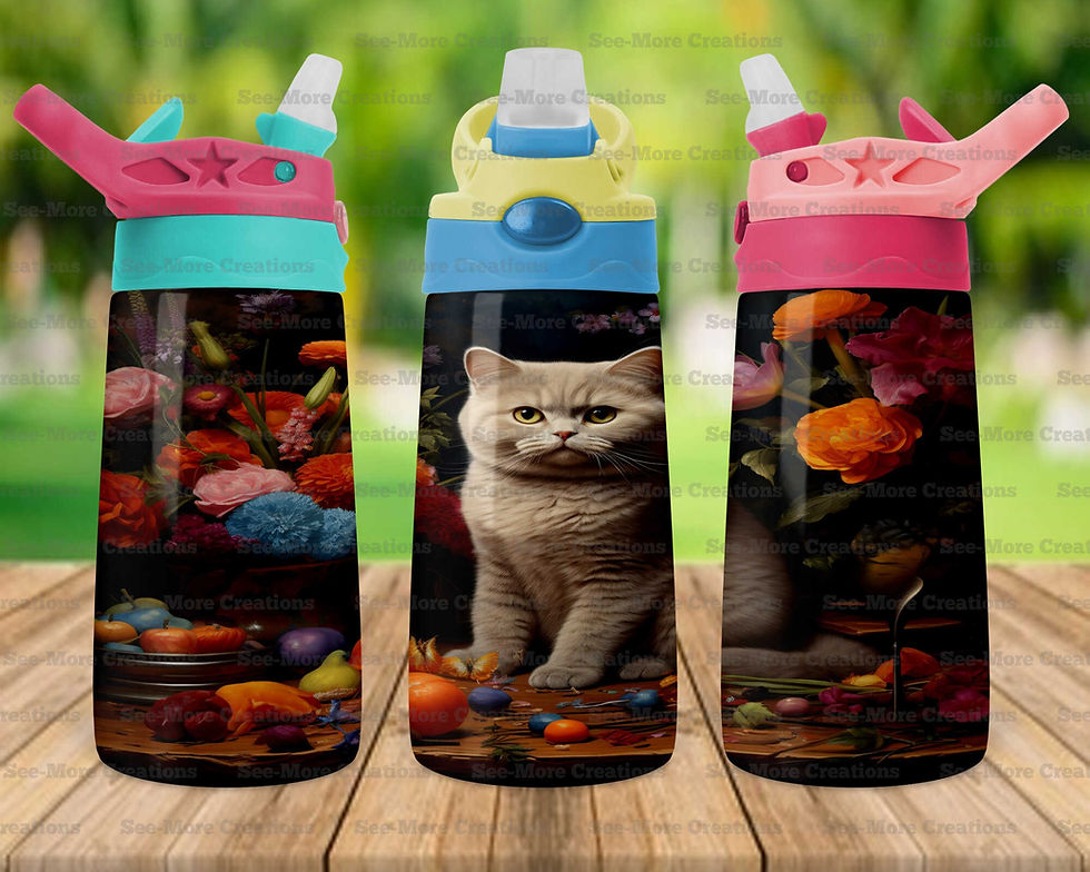 Thumbnail: British Shorthair Cat #1 Skinny & Kids Tumblers