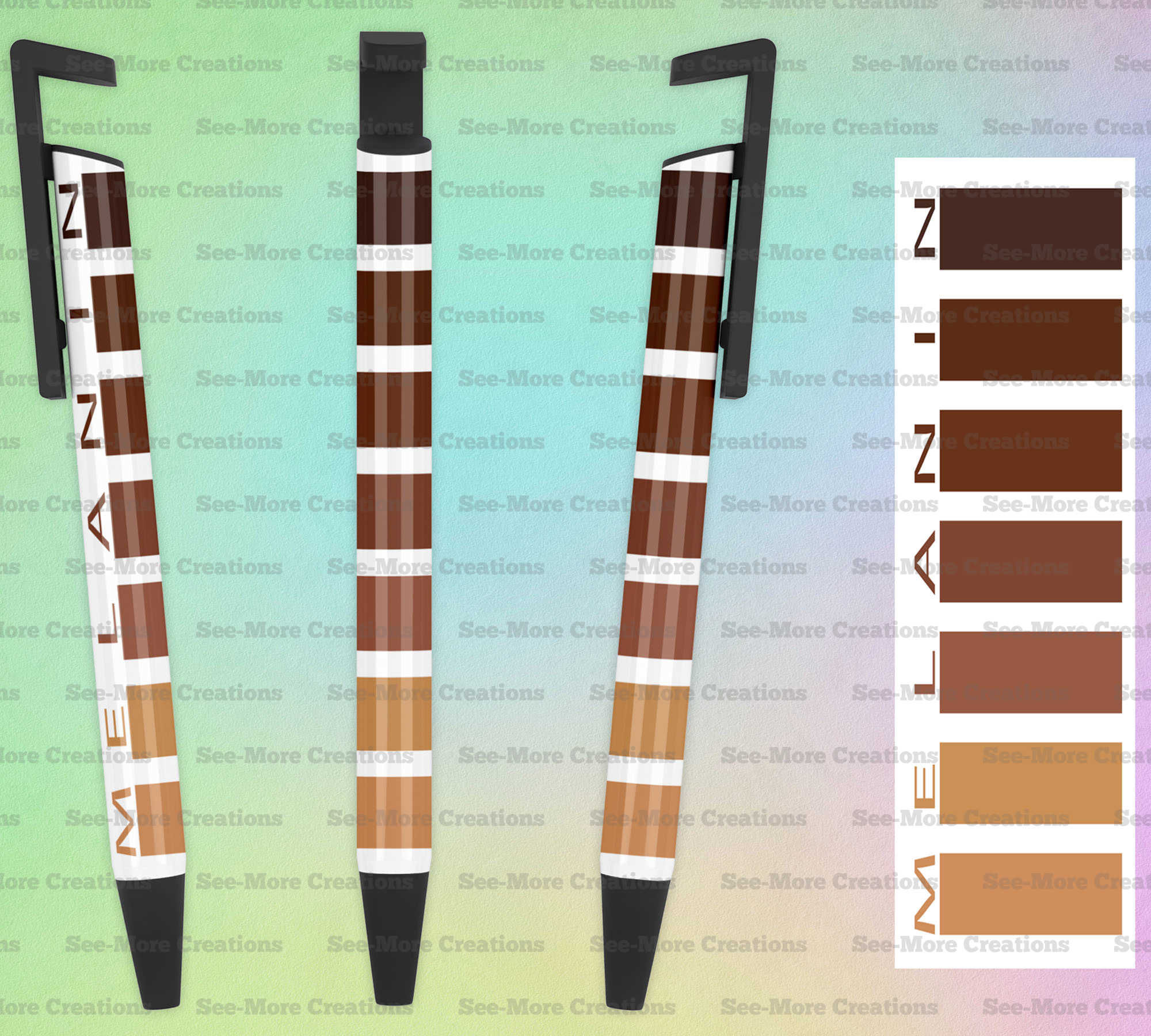 Melanin #6 Black Ink Pen