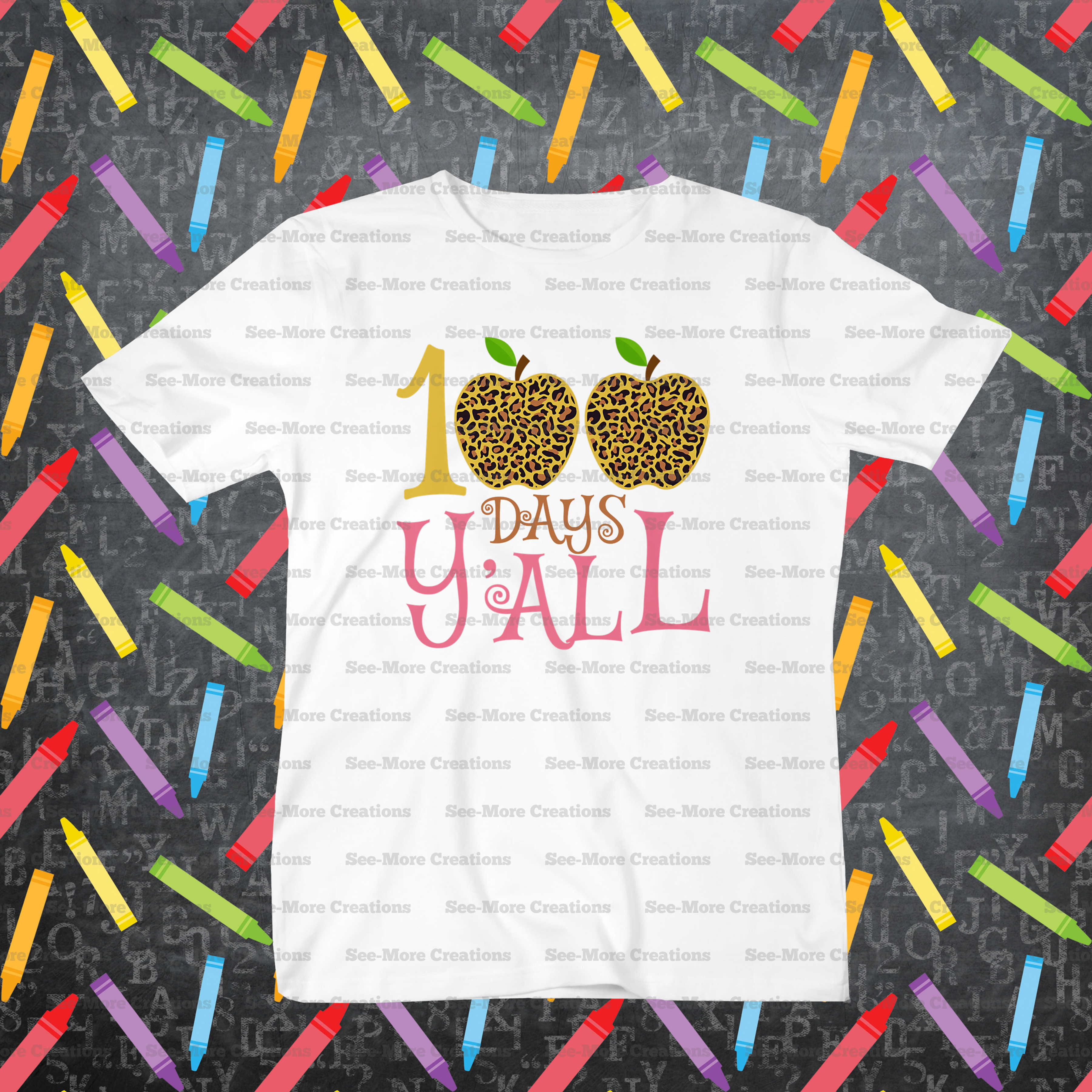 100 Days Y'all #3 Animal Print Shirt