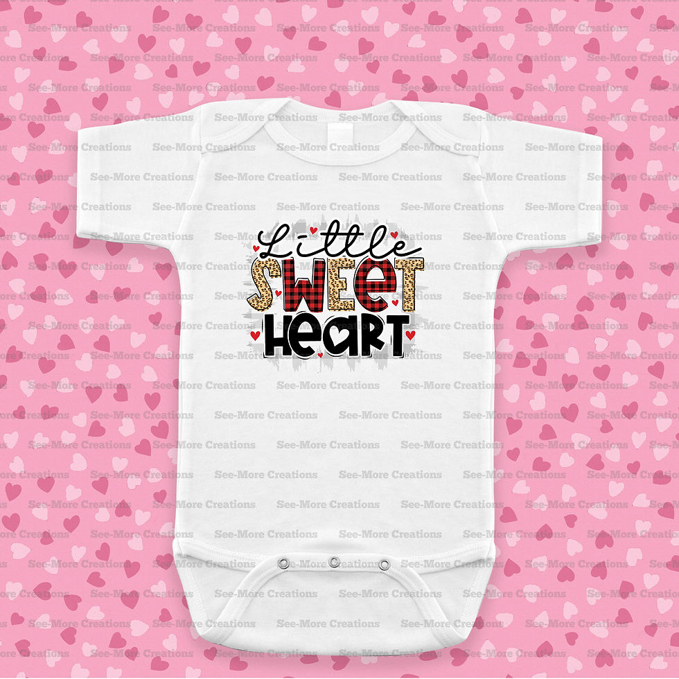 Thumbnail: Little Sweetheart #2 Valentine's Day Bib, Jumper & Shirt