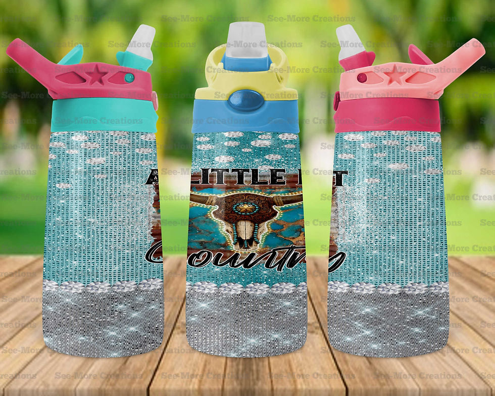 Thumbnail: A Little Bit Country #1 Skinny, Sippy & Kids Tumbler