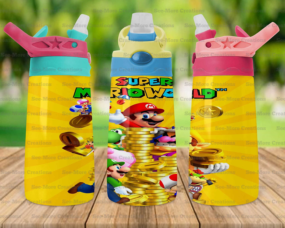 Thumbnail: Mario Brothers #18 Gang Skinny, Sippy & Kids Tumblers
