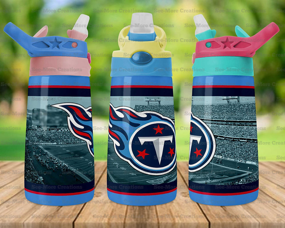 섬네일: Tennessee Titans #5 Skinny, Sippy & Kids Tumblers