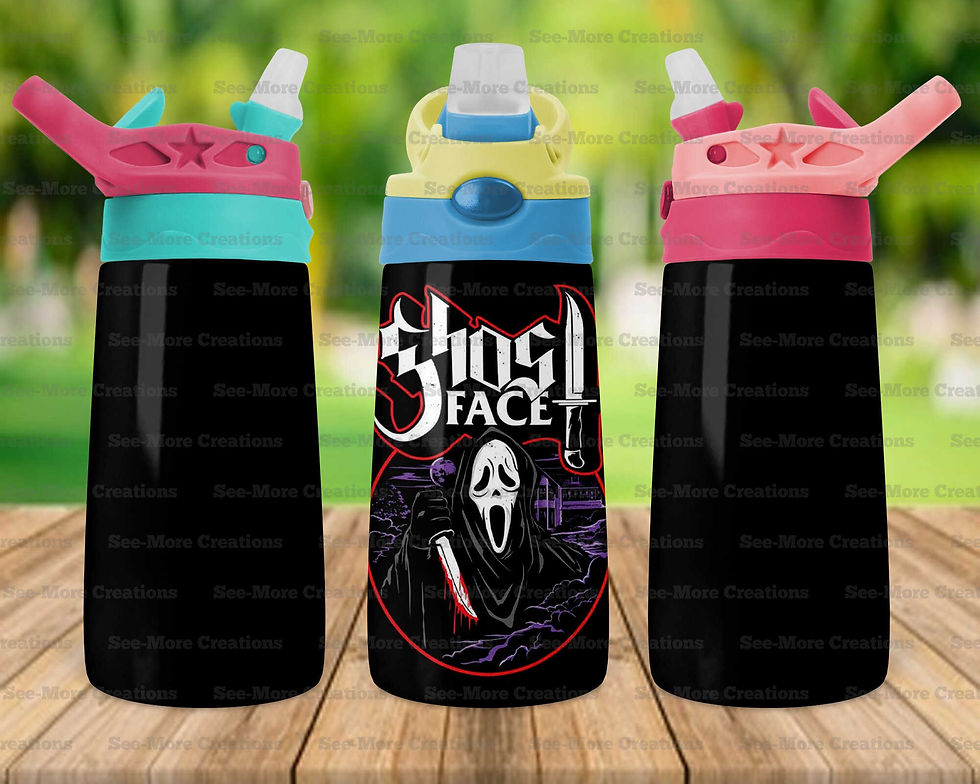 Miniatura: Ghost Face #3 Scream Skinny & Kids Tumblers