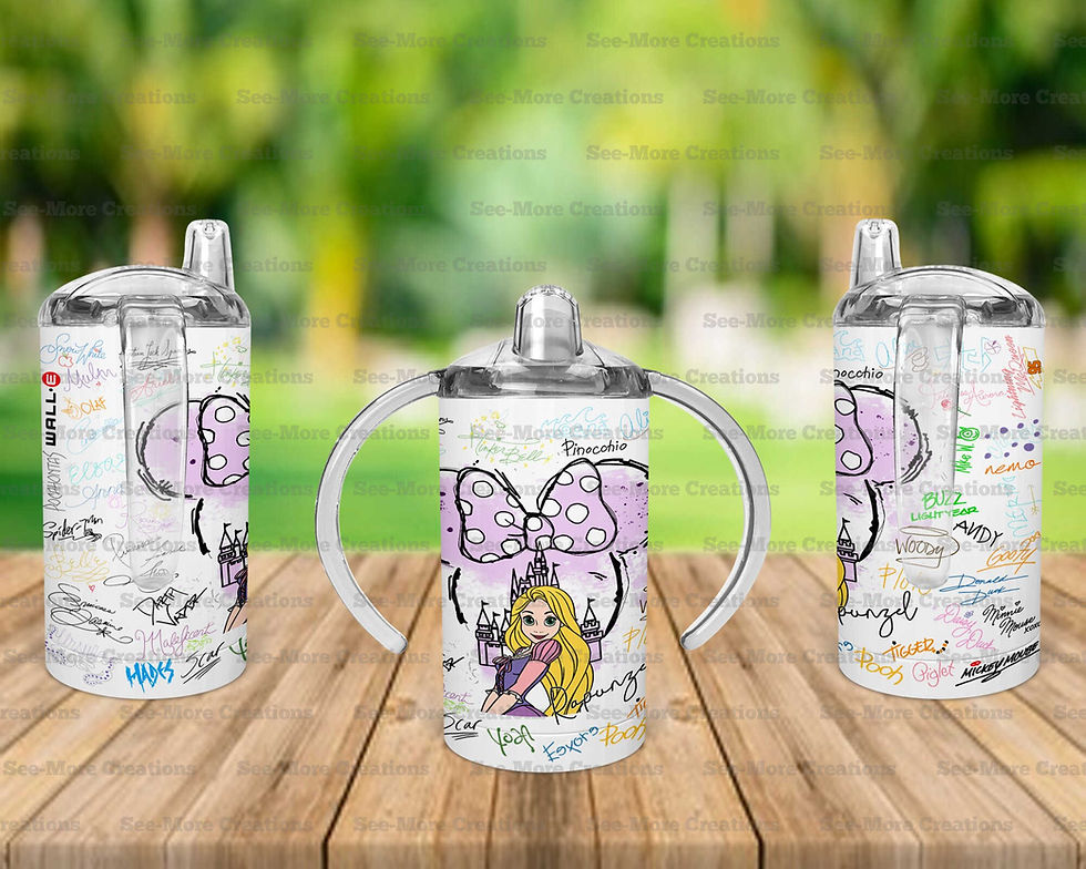 Thumbnail: Rapunzel Autographs #1 Skinny, Sippy & Kids Tumblers