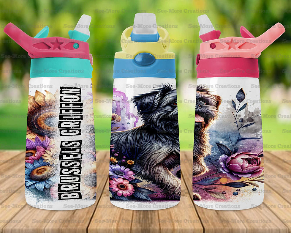 Thumbnail: Brussels Griffon #1 Skinny & Kids Tumblers