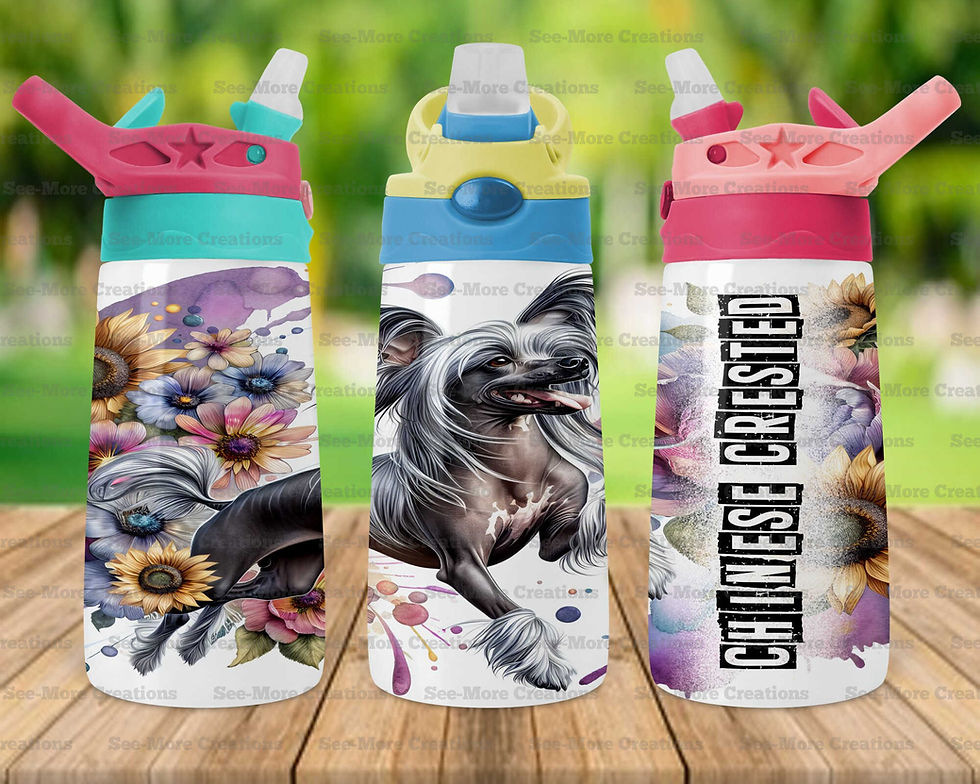 Thumbnail: Chinese Crested #1 Skinny & Kids Tumblers