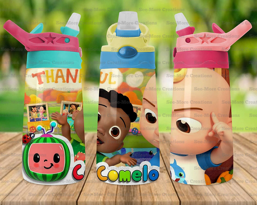 Miniatura: Cocomelon #16 Skinny, Sippy & Kids Tumblers