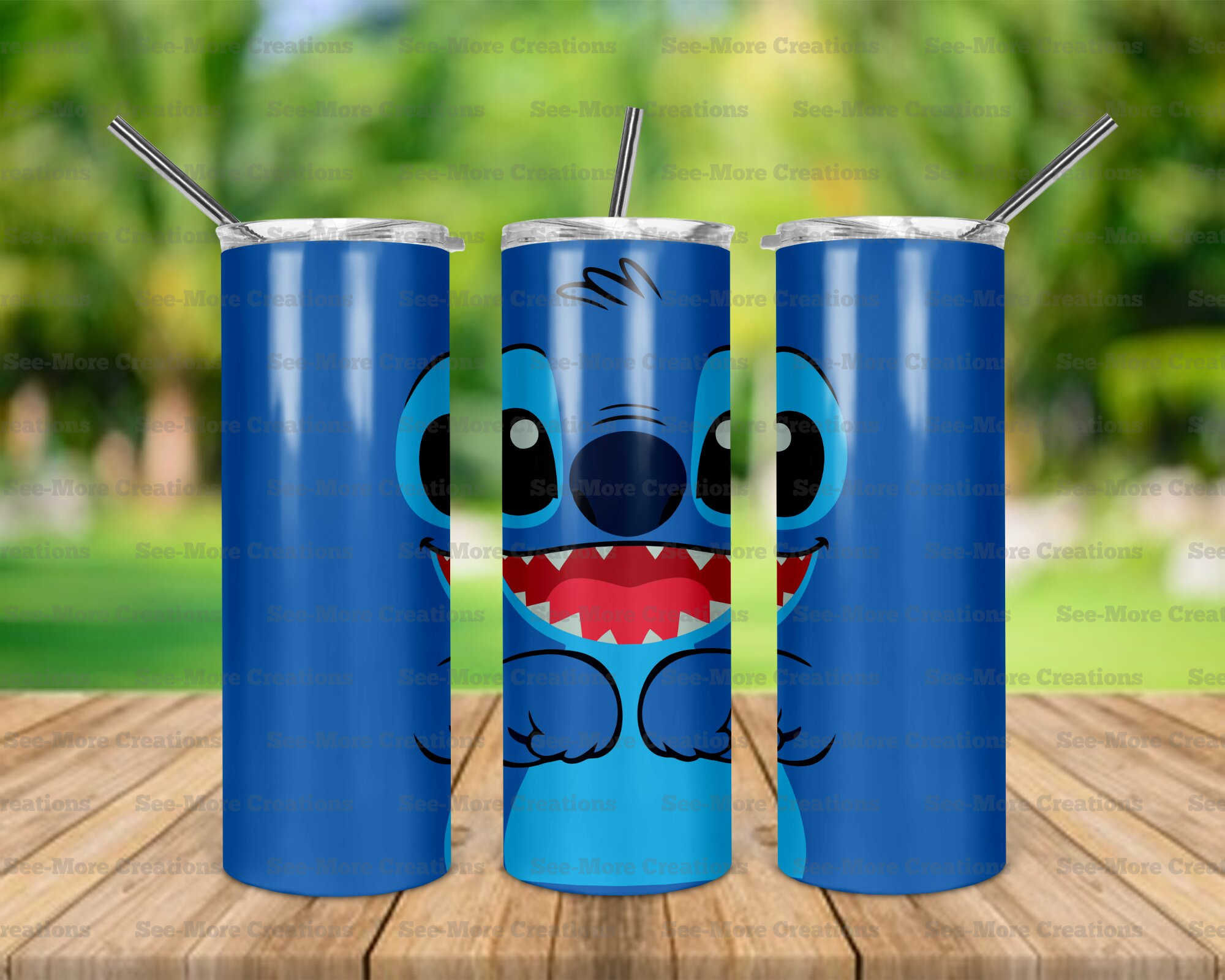 Stitch #7 Skinny, Sippy & Kids Tumblers