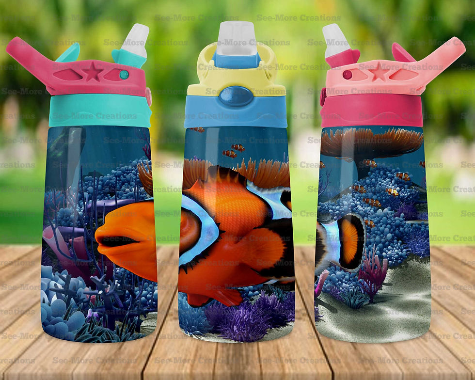 Thumbnail: Clown Fish #18 Skinny, Sippy & Kids Tumblers