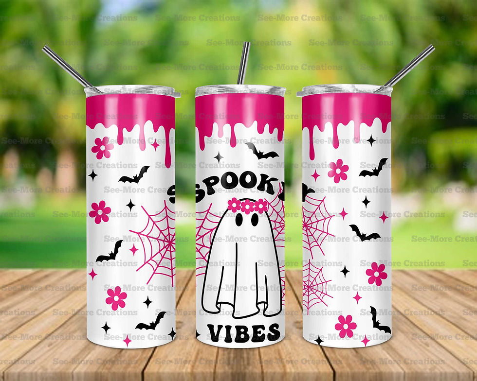 Spooky Vibes #7 Skinny & Kids Tumbler