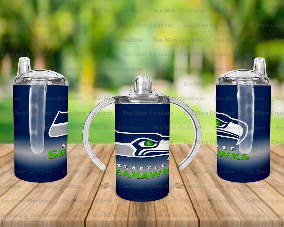 Thumbnail: Seattle Seahawks #6 Skinny, Sippy & Kids Tumblers