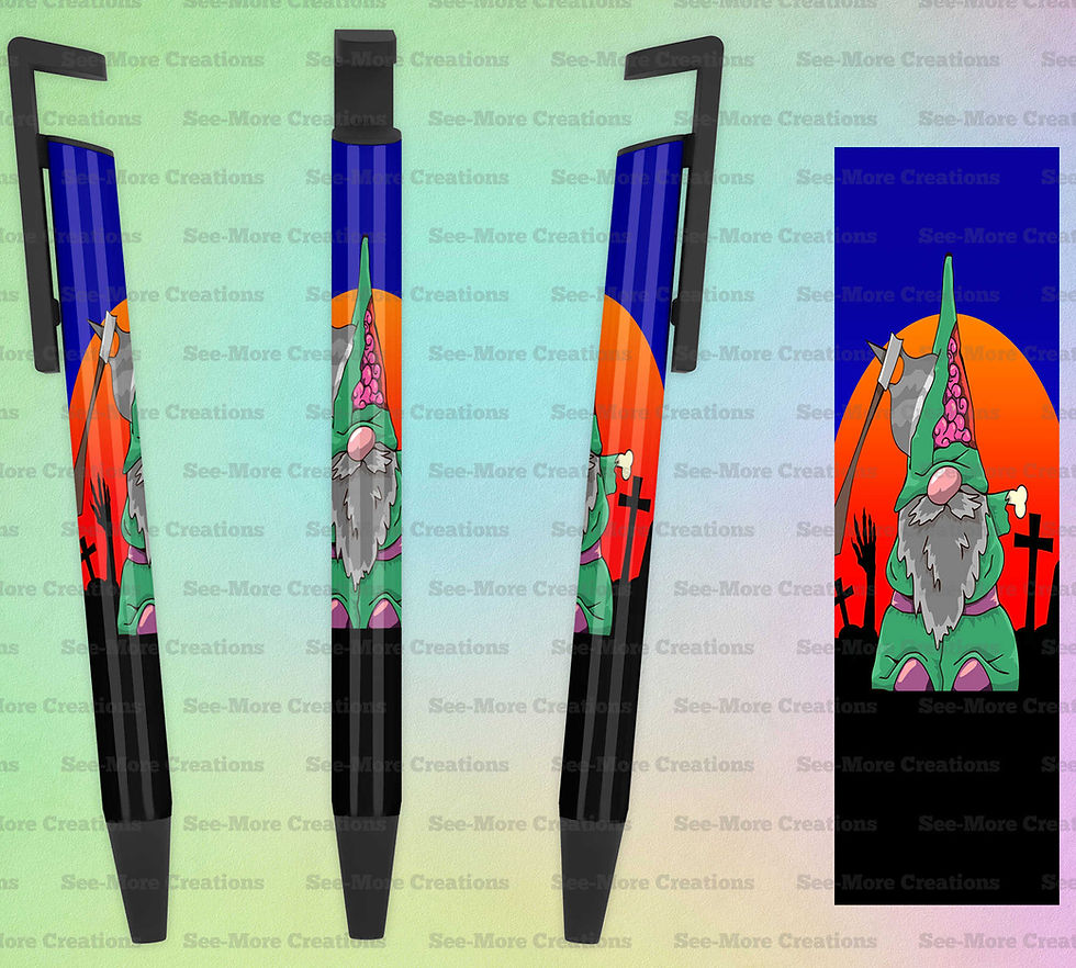 Zombie Gnome #112 Halloween Pen