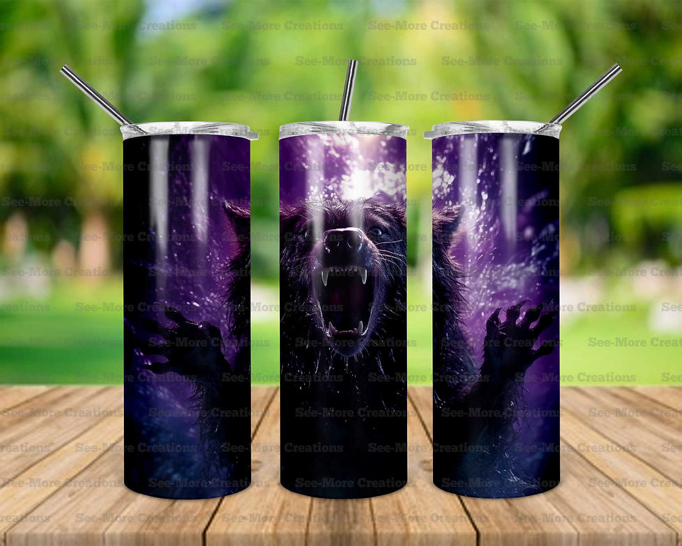 Werewolf #1 Underwater Skinny Tumbler
