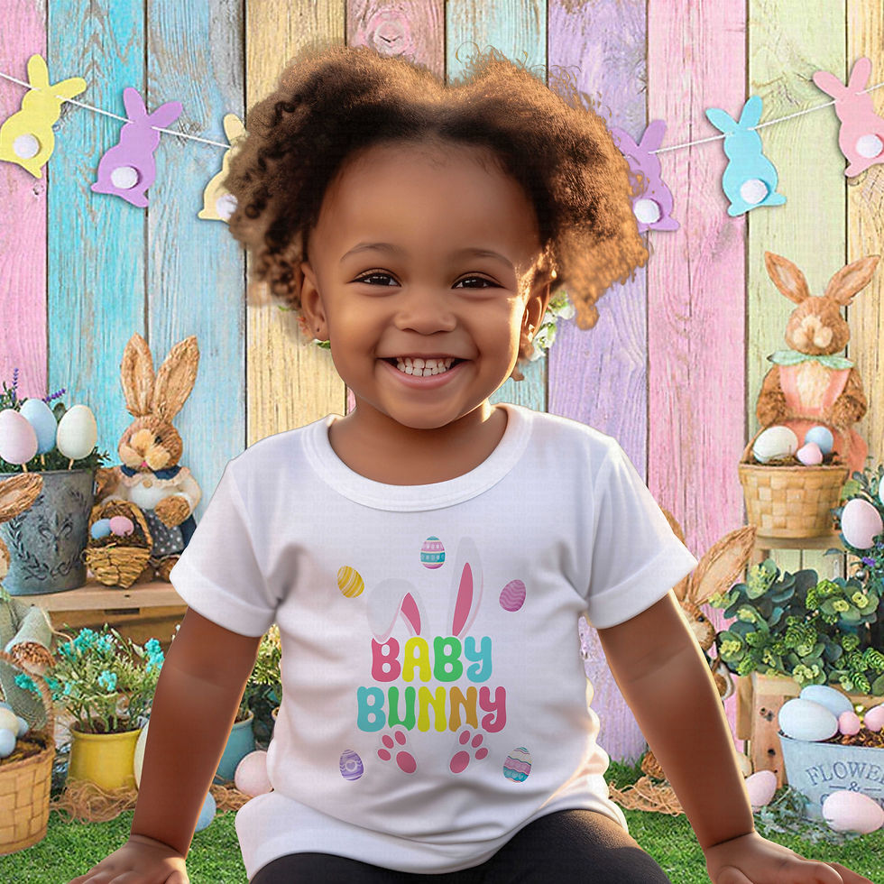 Thumbnail: Baby Bunny #9 Boys Or Girls Colorful Easter Toddler Shirt