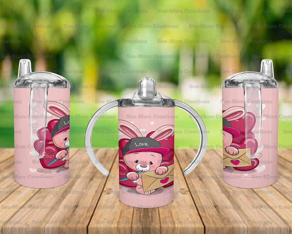 Thumbnail: I Love You #21 Bunny Skinny, Sippy & Kids Tumblers