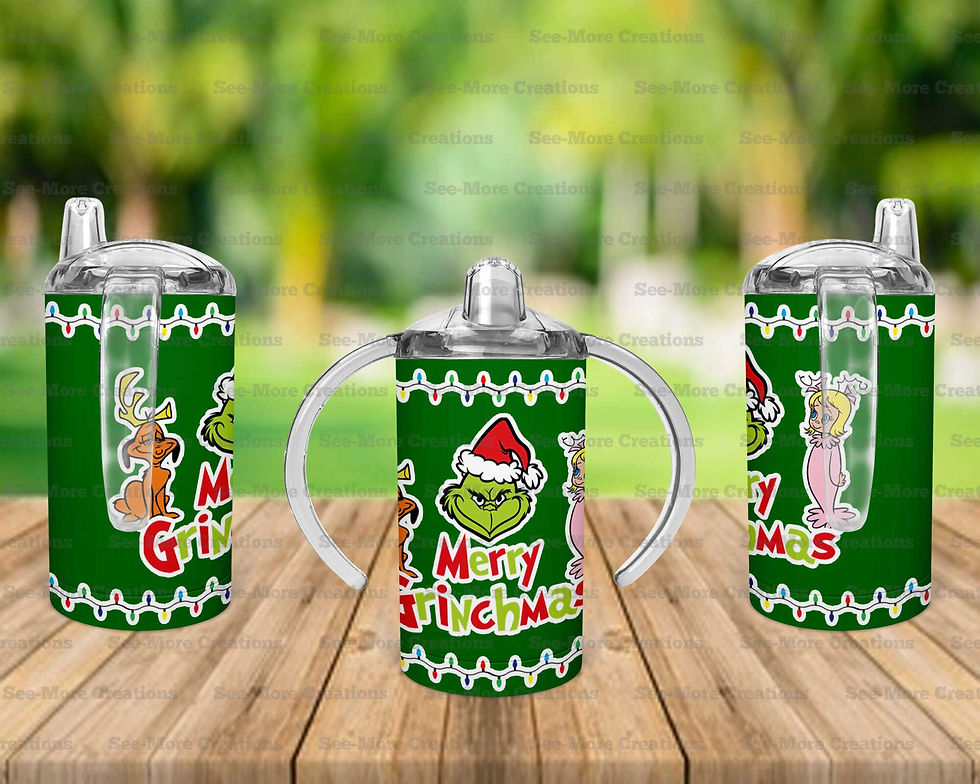 Thumbnail: Merry Grinchmas #2 Skinny, Sippy & Kids Tumbler