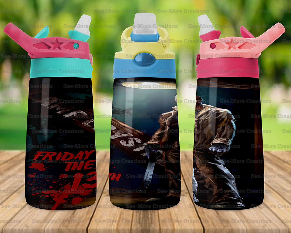 Thumbnail: Jason #17 Friday 13th Skinny & Kids Tumblers