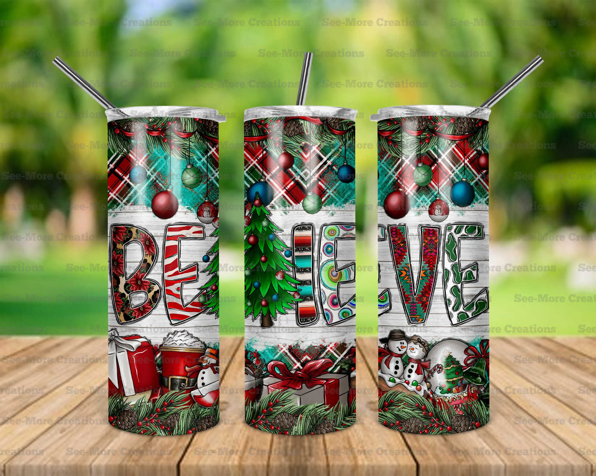 Believe #5 Skinny Tumbler