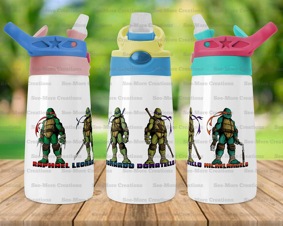 Thumbnail: TMNT #2 Skinny, Sippy & Kids Tumblers