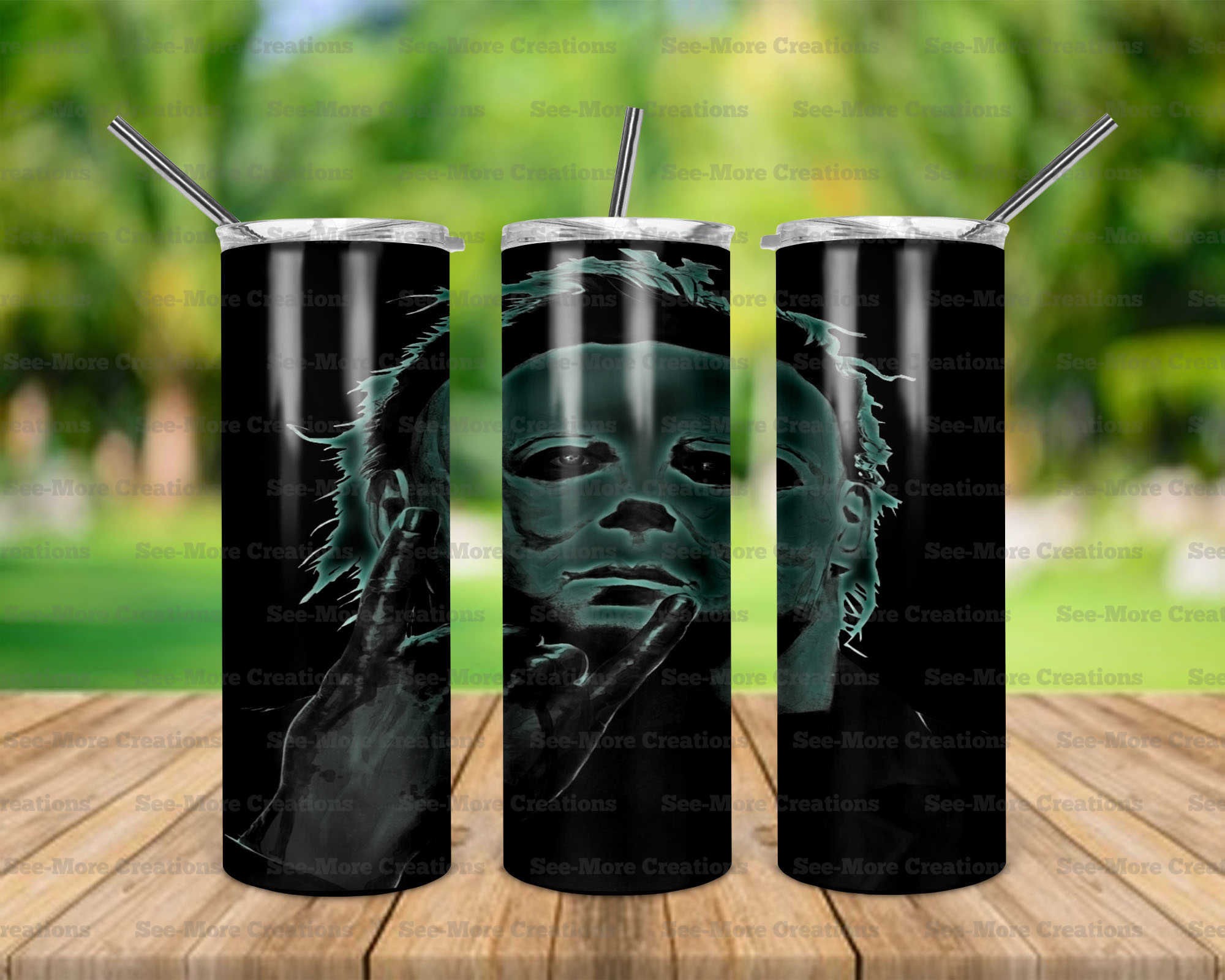 Michael Myers #16 Horror Movie Skinny & Kids Tumblers