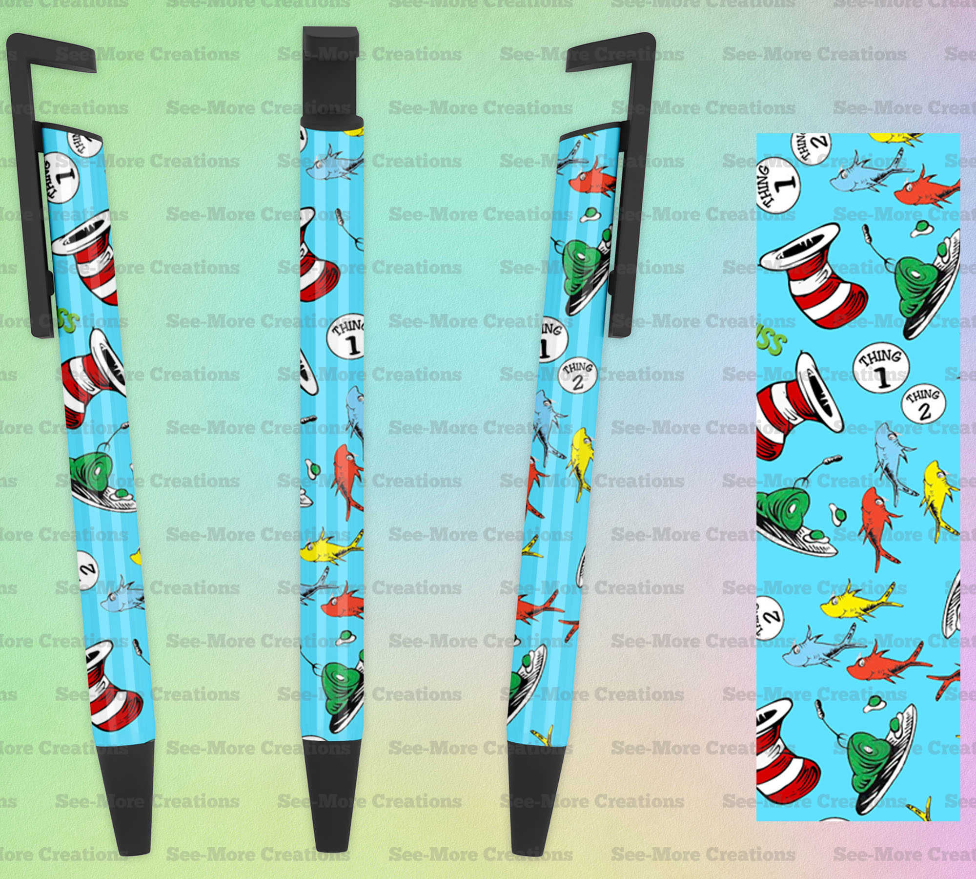 Dr. Seuss #1 Books Blue Pen