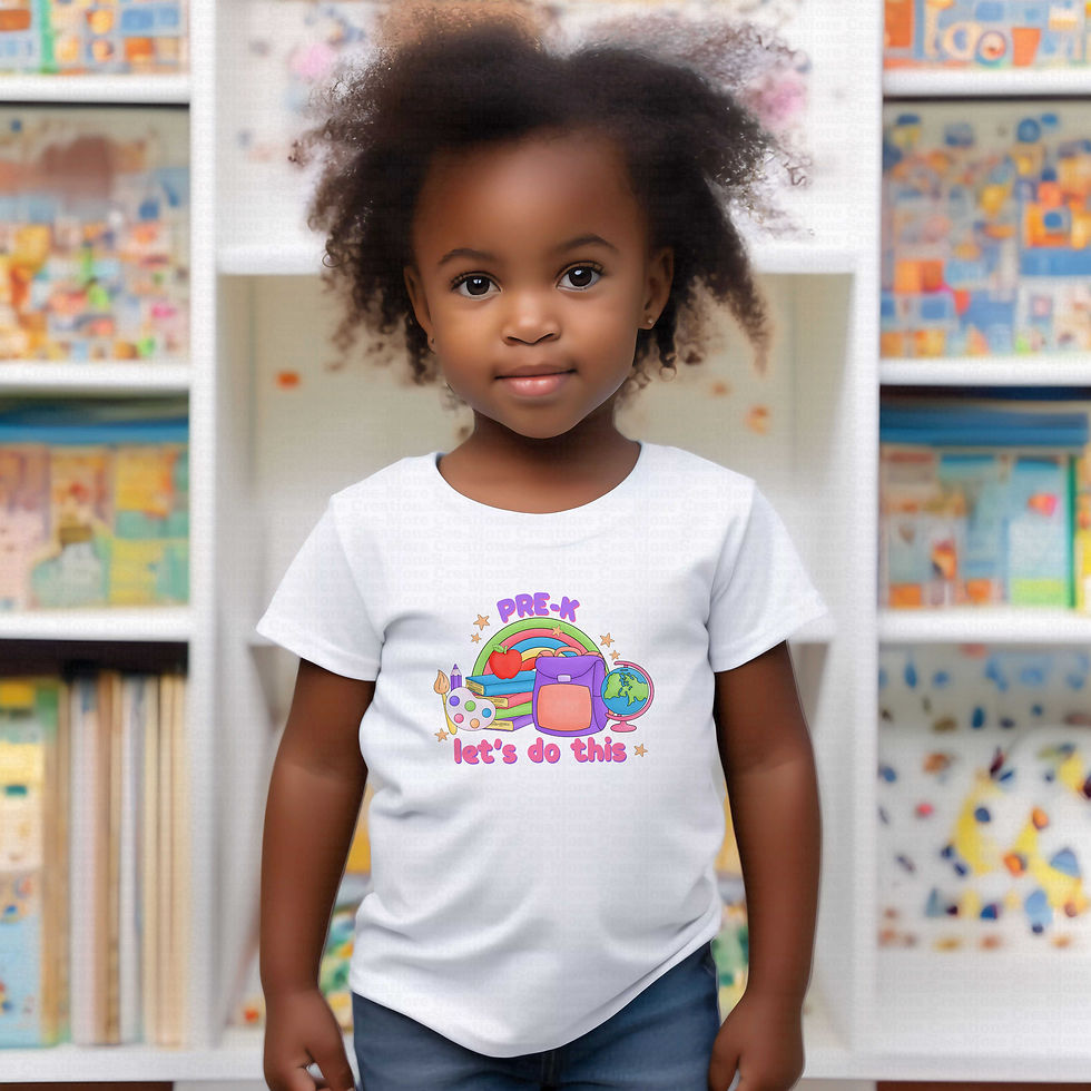 Thumbnail: Pre-K Let's Do This #2 Girls School Shirt