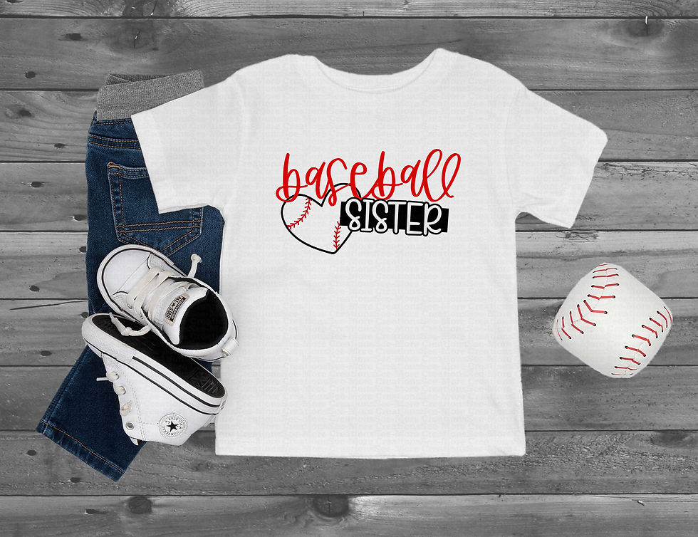 Thumbnail: Baseball Sister #6 Girls Baseball Shirt