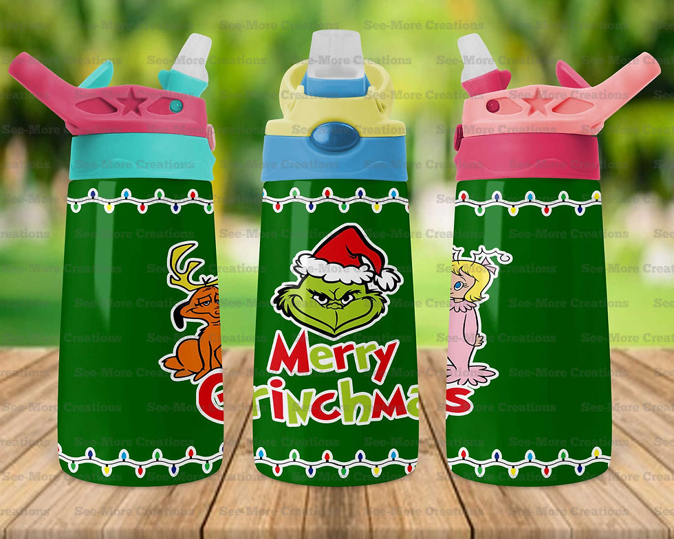 Miniatura: Merry Grinchmas #2 Skinny, Sippy & Kids Tumbler