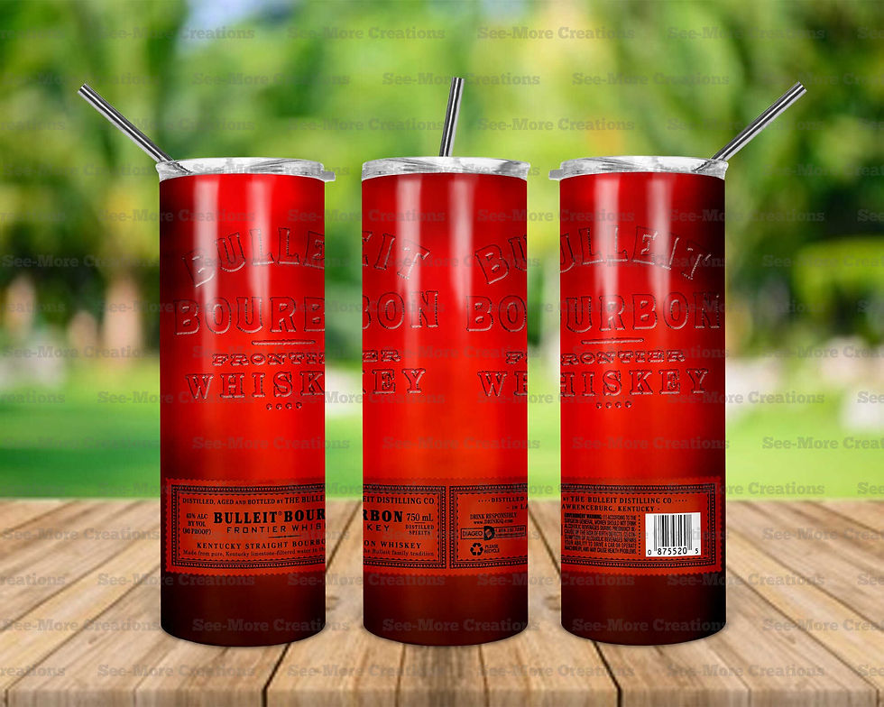 Bulleit Bourbon #1 Skinny Tumblers