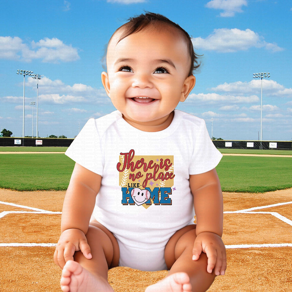 Miniatura: There Is No Place Like Home #1 Boys Or Girls Baseball Bodysuit