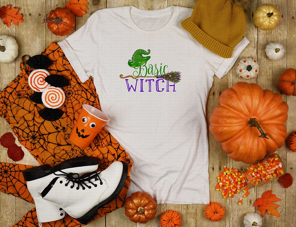 Miniatura: Basic Witch #5 Women's Halloween Shirt