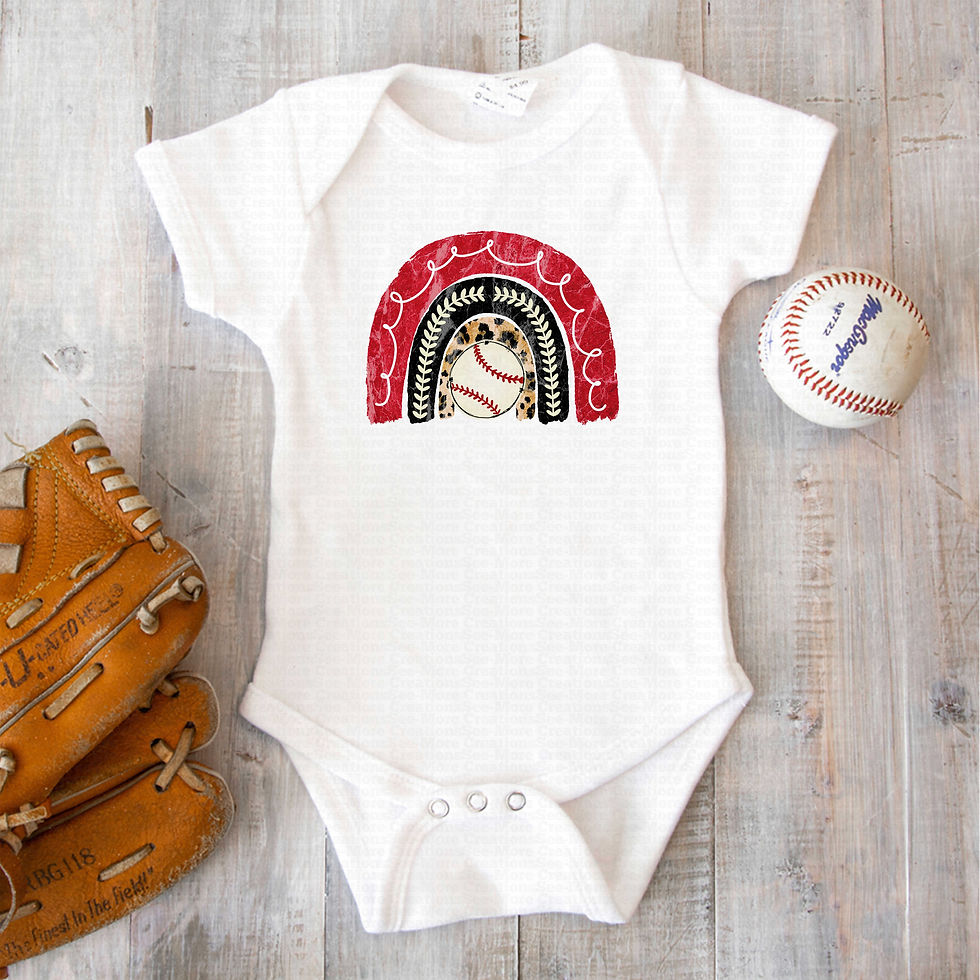 Thumbnail: Baseball Rainbow #2 Girls Baseball Shirt