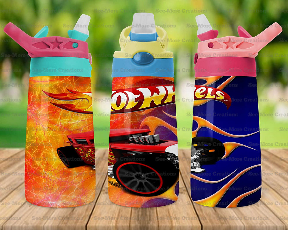 Thumbnail: Hot Wheels #1 Skinny, Sippy & Kids Tumblers