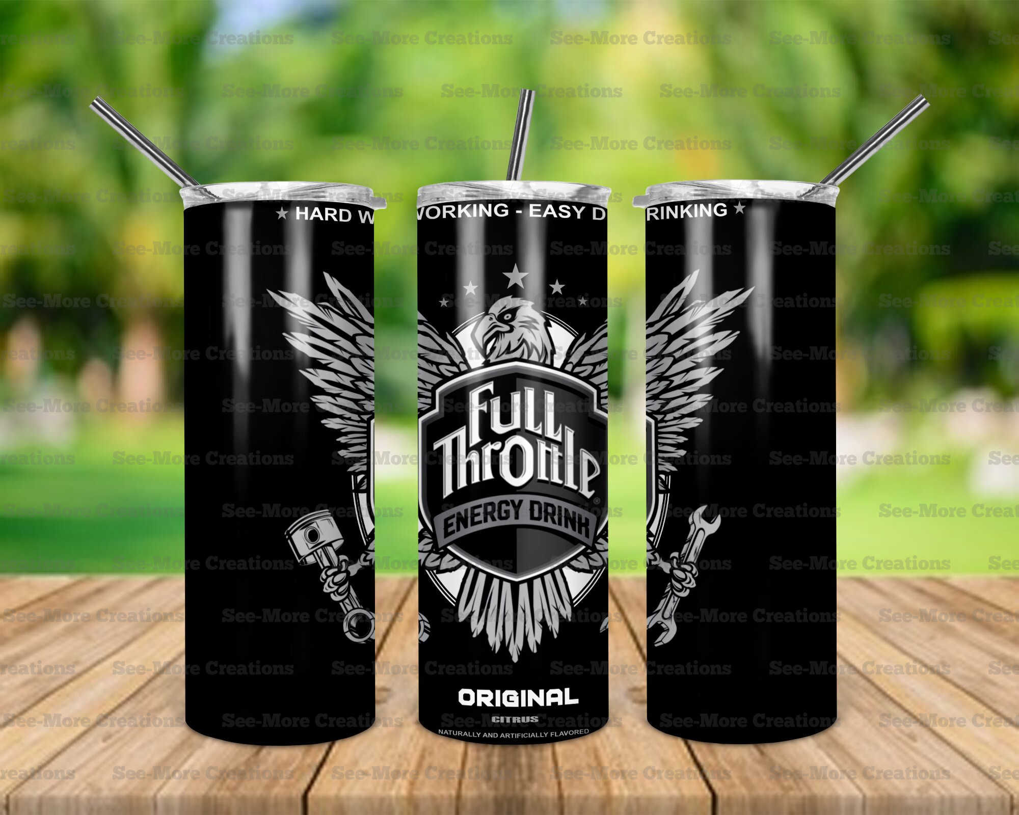 Full Throttle #1 Skinny Tumblers
