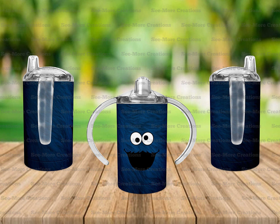 Thumbnail: Cookie Monster #1 Skinny, Sippy & Kids Tumblers