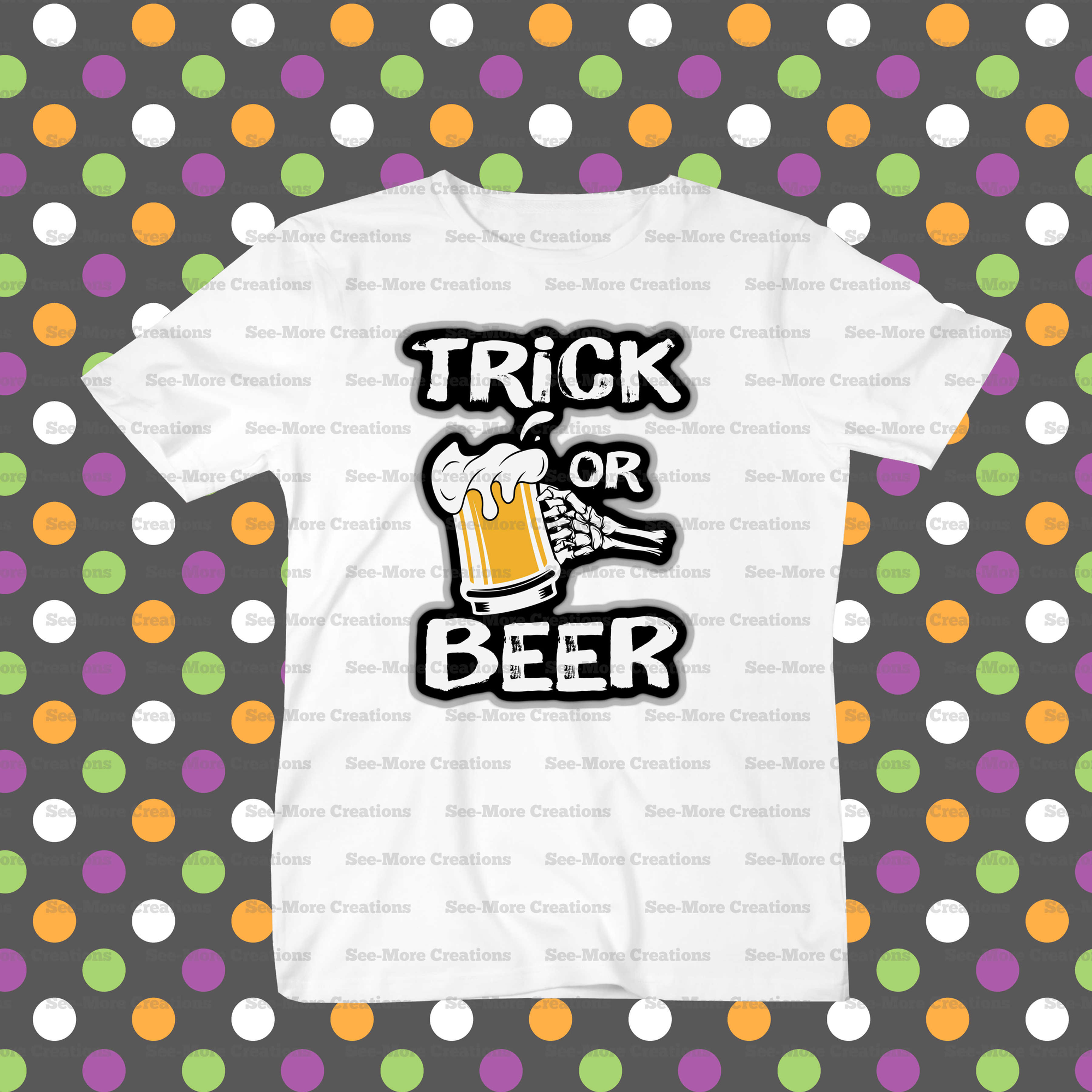 Trick Or Beer Halloween Shirt