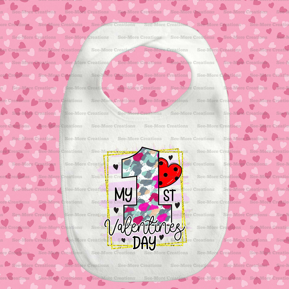 Μικρογραφία: First Valentine's Day #2 Bib, Jumper & Toddler Shirt