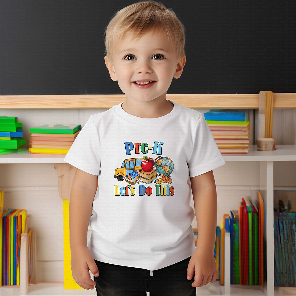 Thumbnail: Pre-K Let's Do This #1 Boys Or Girls School Shirt