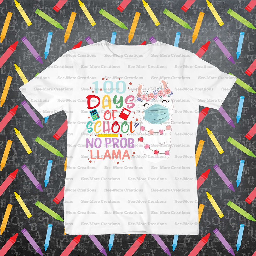 100 Days Of School No Prob-Llama #12 Shirt