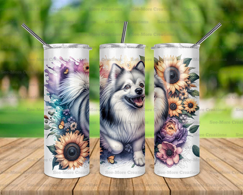 American Eskimo #2 Skinny & Kids Tumbler