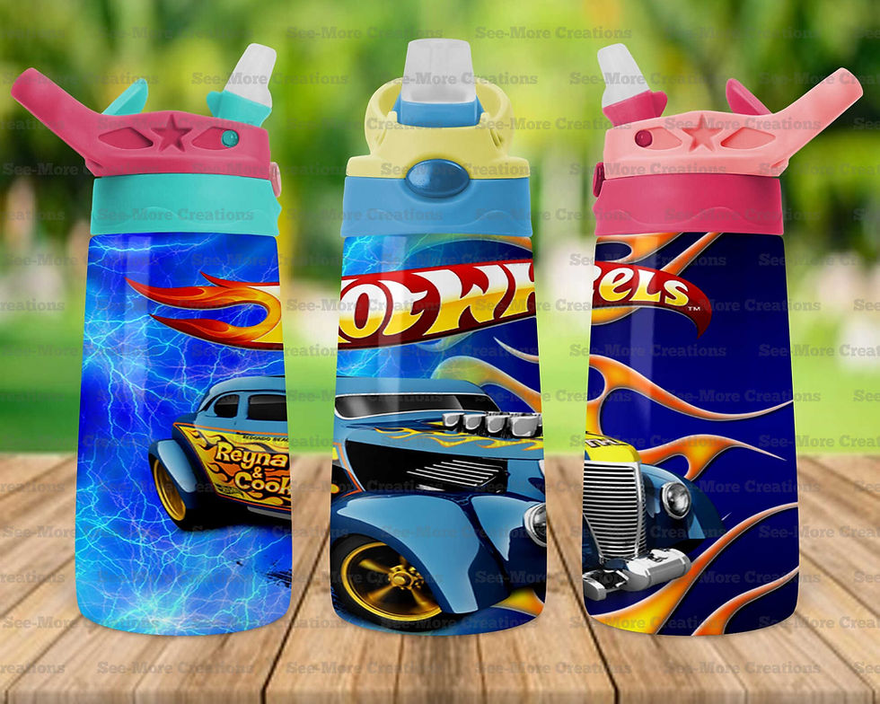 Thumbnail: Hot Wheels #4 Skinny, Sippy & Kids Tumblers