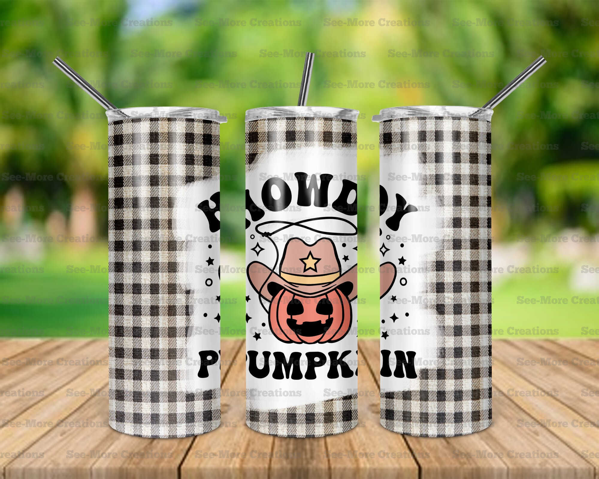 Howdy Pumpkin #1 Skinny & Kids Tumblers