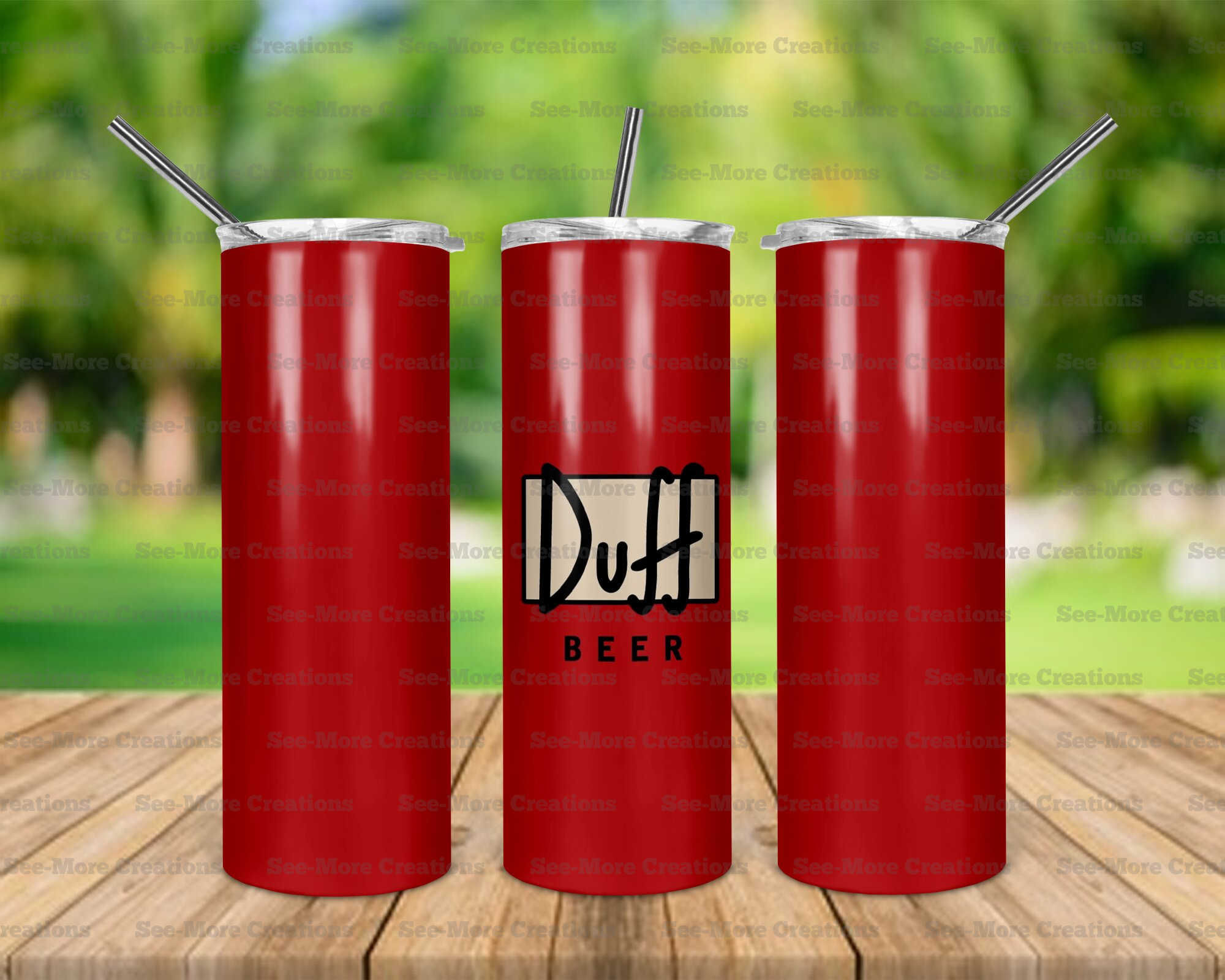 Duff Beer #1 Skinny Tumbler