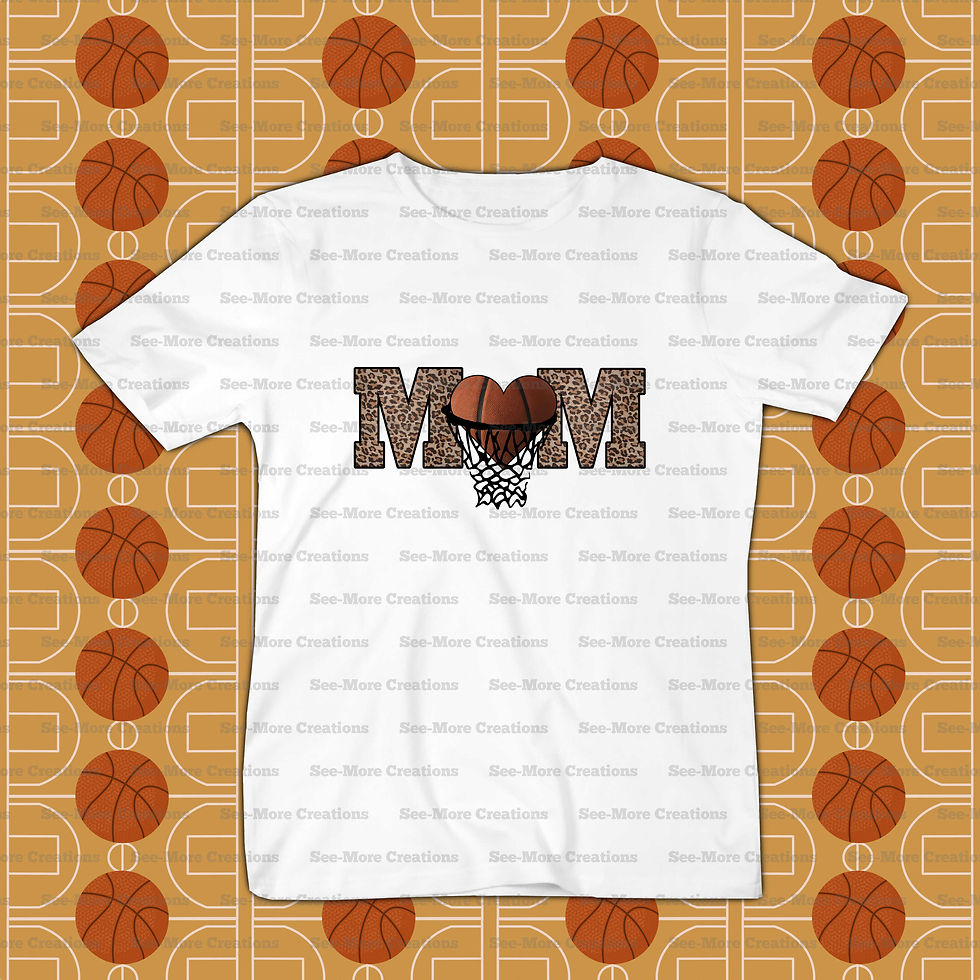 Basketball Mom #22 Heart Shaped Ball Shirt