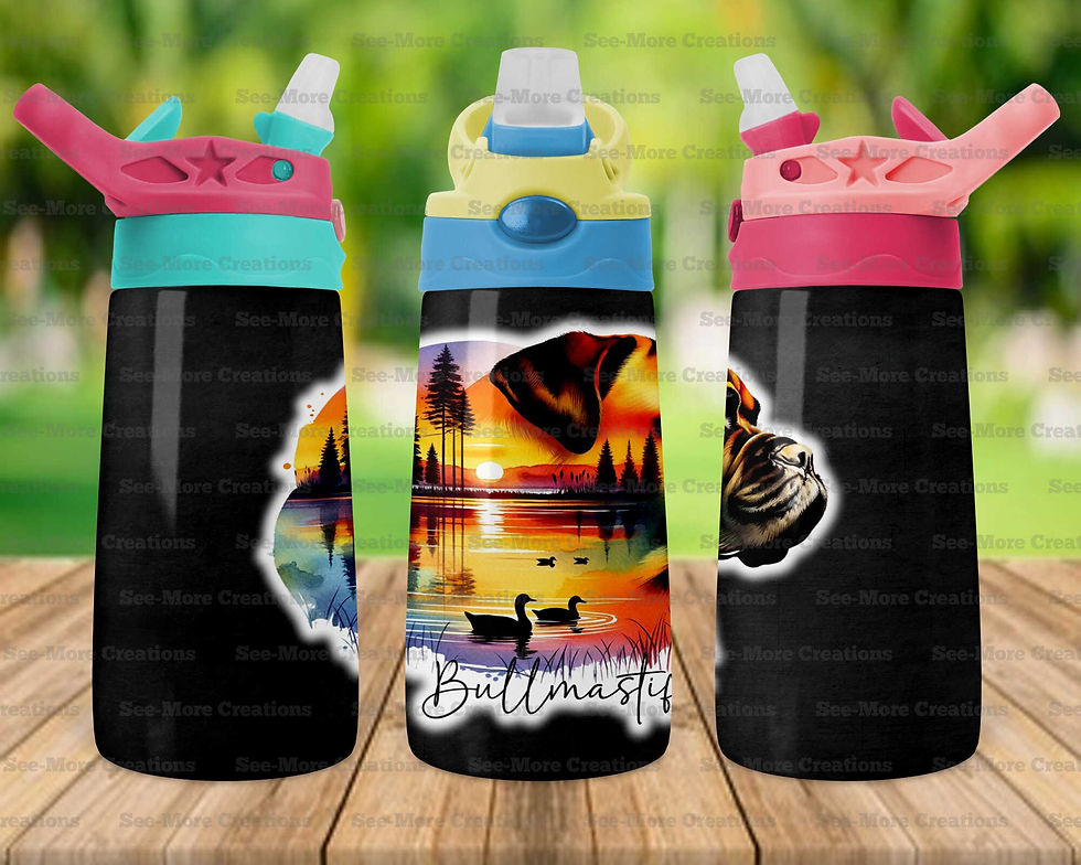 Thumbnail: Bullmastiff #3 Skinny & Kids Tumblers