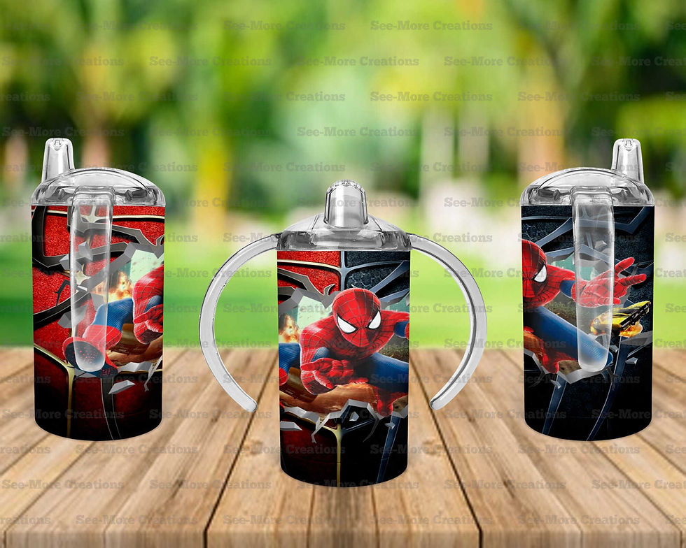 Thumbnail: Spiderman #10 Skinny, Sippy & Kids Tumblers