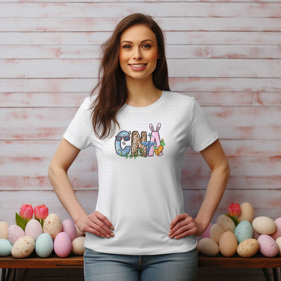 Thumbnail: Certified Nursing Assistant #4 CNA Women's Easter Shirt