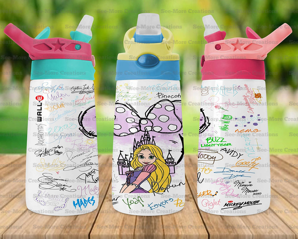 Thumbnail: Rapunzel Autographs #1 Skinny, Sippy & Kids Tumblers