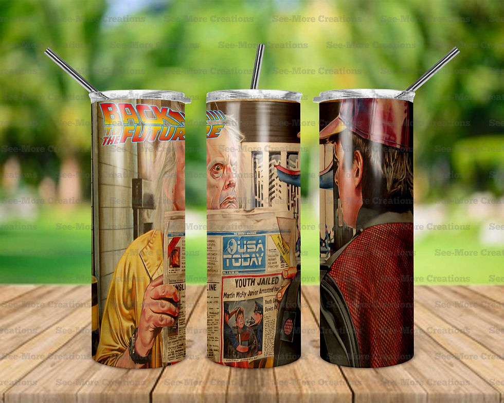 Back To The Future #17 Skinny Tumbler